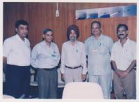 With some of the Staff members Defence Diary.
Dr. Bandyopadhyay With With some of the Staff members from the Ministry of Defence.